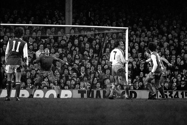 Arsenal 3 v. Aston Villa 1. Division 1 football. February 1980 LF01-20-065