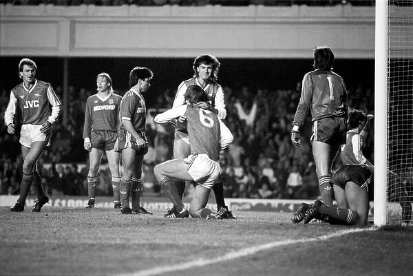 Arsenal 3 v. Luton 0. Division One Football. December 1986 LF21-22-025