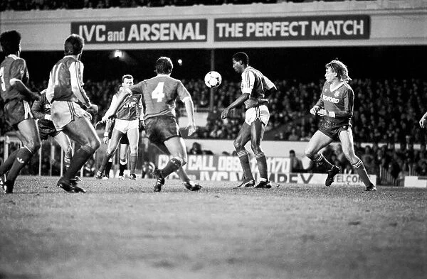 Arsenal 3 v. Luton 0. Division One Football. December 1986 LF21-22-015