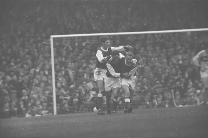 Framed Print : Arsenal 3 v West Ham United 3. Old League Division one at Highbury Stadium Framed Print : Arsenal 3 v West Ham United 3. Old League Division one at Highbury Stadium