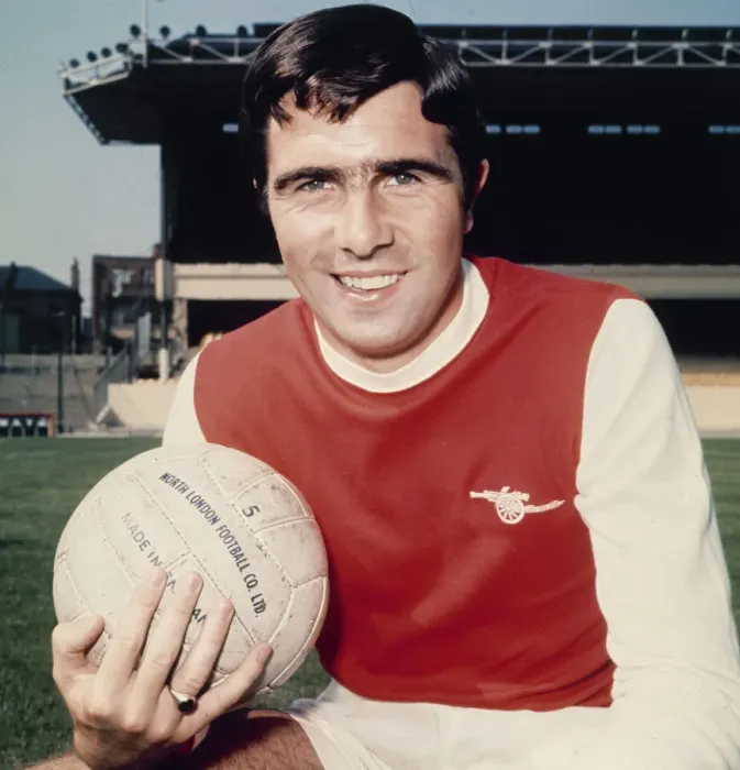 Framed Print : Arsenal footballer Bobby Gould at Highbury August 1969 Framed Print : Arsenal footballer Bobby Gould at Highbury August 1969