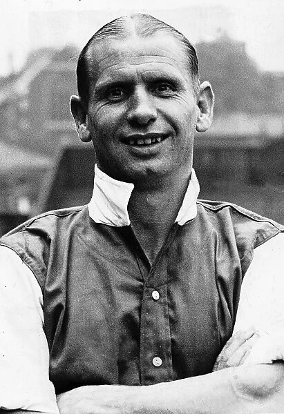 Arsenal Footballer Cliff Bastin August 1949