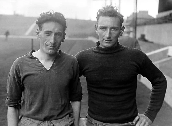 Arsenal footballers - April 1927 Charlie Barley and Jack Lee