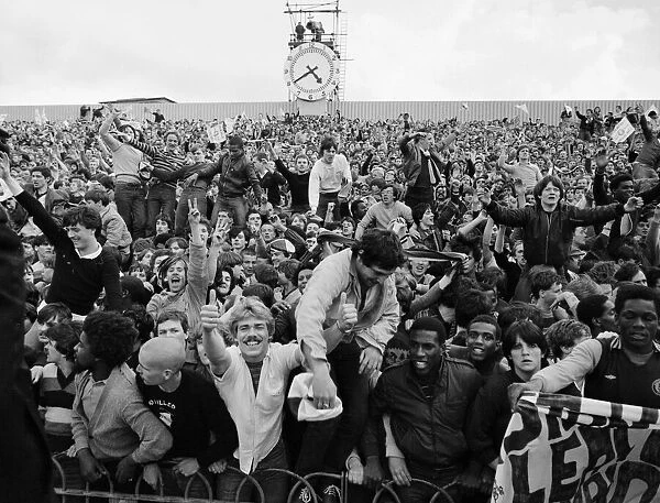 Arsenal v Aston Villa League match at Highbury, 2nd May 1981