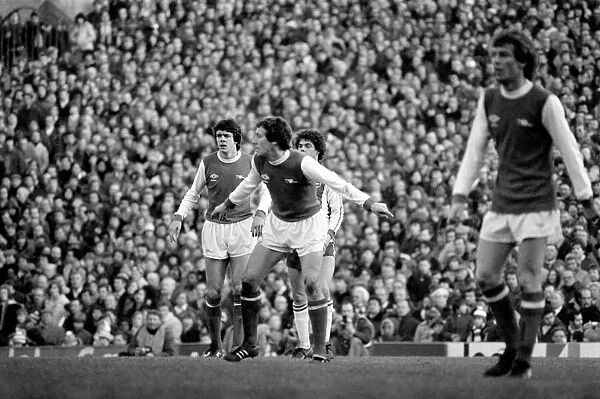 Arsenal v. Brighton and Hove Albion. Division 1 football. January 1980 LF01-10-018