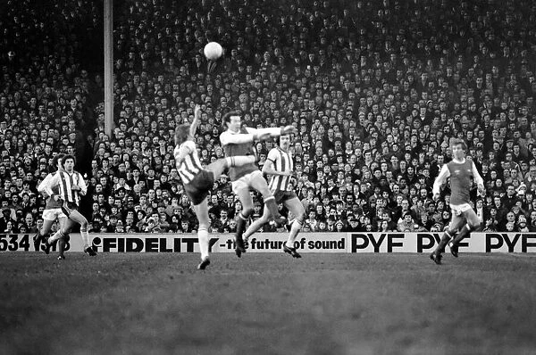 Arsenal v. Brighton and Hove Albion. Division 1 football. January 1980 LF01-10-006