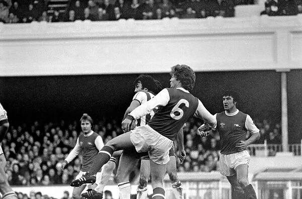 Arsenal v. Brighton and Hove Albion. Division 1 football. January 1980 LF01-10-027