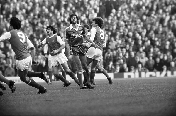 Arsenal v. Brighton and Hove Albion. November 1980 LF05-05-036 Football Division