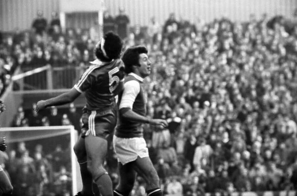 Arsenal v. Brighton and Hove Albion. November 1980 LF05-05-034 Football Division