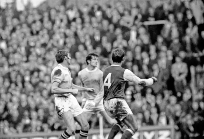 Framed Print : Arsenal v. Manchester City. Action from the match. December 1969 Z11615-003 Framed Print : Arsenal v. Manchester City. Action from the match. December 1969 Z11615-003