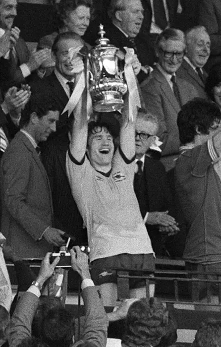 Framed Print : Arsenal v Manchester United Football May 1979 Pat Rice Arsenal Football Player