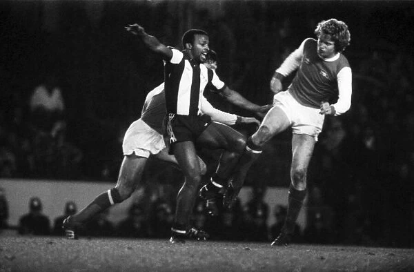 Arsenal v. West Bromwich Albion. November 1980 LF05-15-085 The final score was a two all