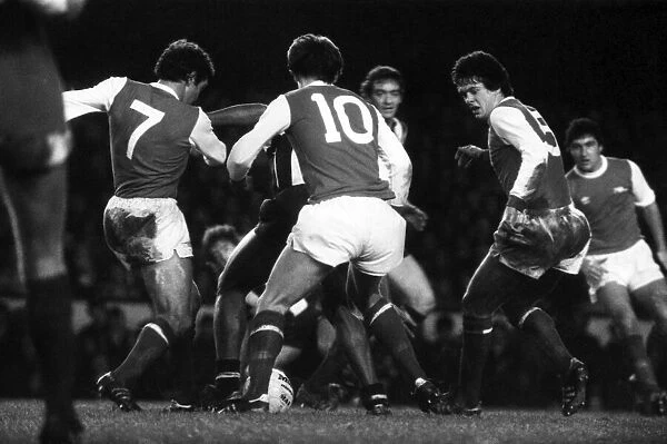 Arsenal v. West Bromwich Albion. November 1980 LF05-15 The final score was a two all draw