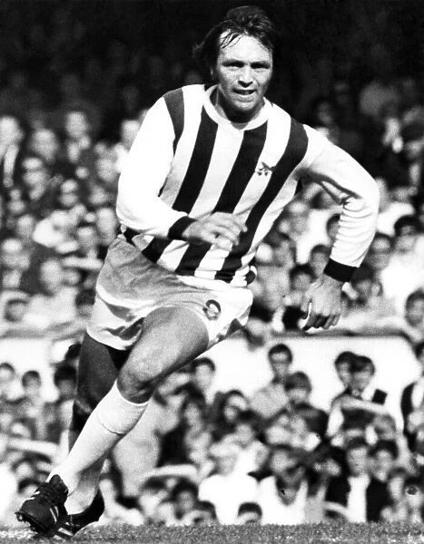 Arsenal v West Bromwich Albion. West Brom forward Jeff Astle in action