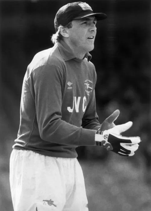 Framed Print : Arsenals goalkeeper George Wood. 17th April 1982. 82-2065 Framed Print : Arsenals goalkeeper George Wood. 17th April 1982. 82-2065