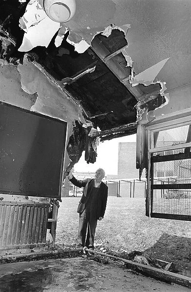 Arson Attack At Boys Model School Belfast July 1980