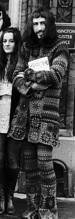 Framed Print : Arthur Brown of The Crazy World of Arthur Brown knitted suit hippy hippies Framed Print : Arthur Brown of The Crazy World of Arthur Brown knitted suit hippy hippies