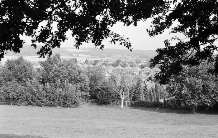 Framed Print : Arthur Newbery Park, Tilehurst, Reading, Berkshire, September 1980