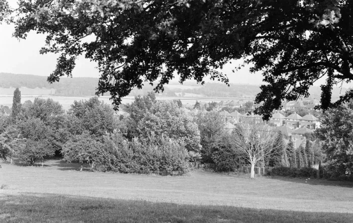 Framed Print : Arthur Newbery Park, Tilehurst, Reading, Berkshire, September 1980
