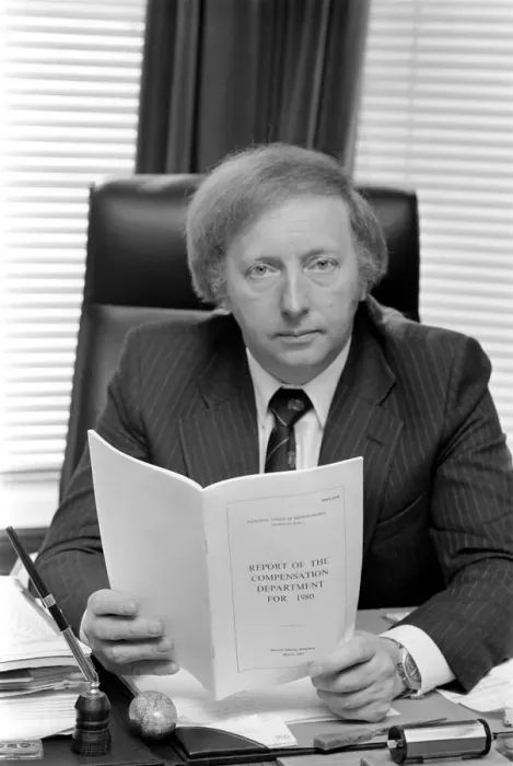 Framed Print : Arthur Scargill President of the National Miners Union. PM 81-03527-001