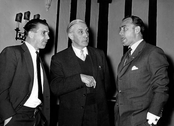 Arthur Sidney Rowe, Crystal Palace Manager 1960-1962, with two of the game