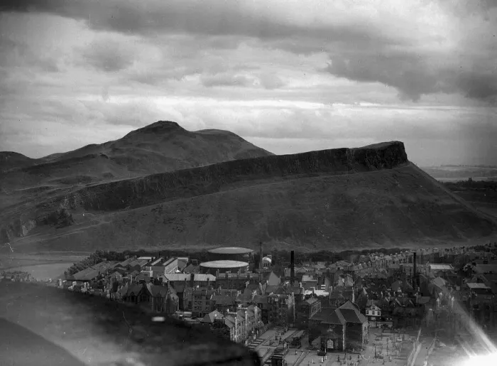 Framed Print : Arthurs Seat Edinburgh Scotland 1950 Framed Print : Arthurs Seat Edinburgh Scotland 1950