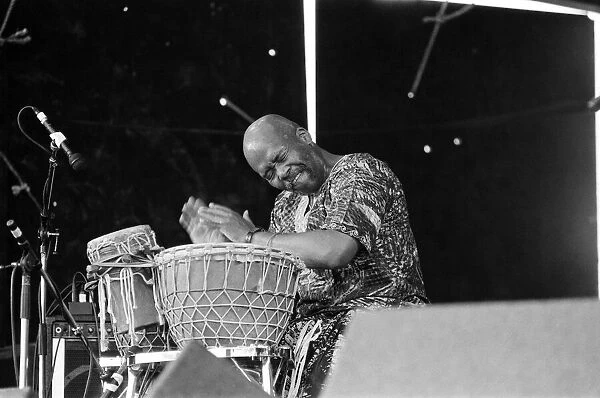 Artists performing at WOMAD festival at Rivermead in Reading, Berkshire, 17th July 1992