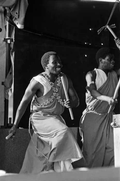 Framed Print : Artists performing at WOMAD festival at Rivermead in Reading, Berkshire, 18th July 1992