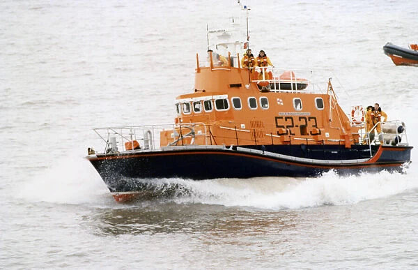 The Arun lifeboat with its replacement the