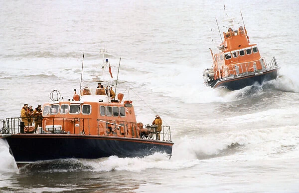 The Arun lifeboat with its replacement the