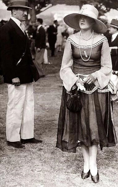 Ascot Fashion - August 1926 Lady dressed for Ascot races