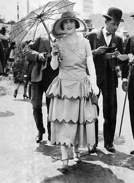 Ascot Fashions, Miss Ogden. June 1925