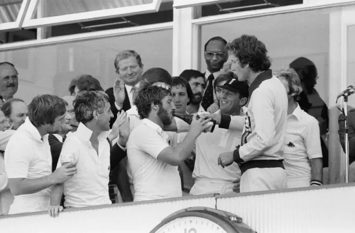 Framed Print : The Ashes. England v Australia 4th Test match at Edgbaston, Birmingham