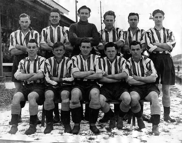 The Ashington team on the 7th February 1953, beaten 3-1 at Simonside Hall the week before