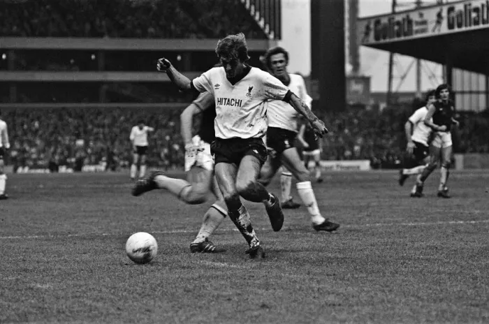Framed Print : Aston Villa 1-3 Liverpool, Division One match held at Villa Park. 8th December 1979