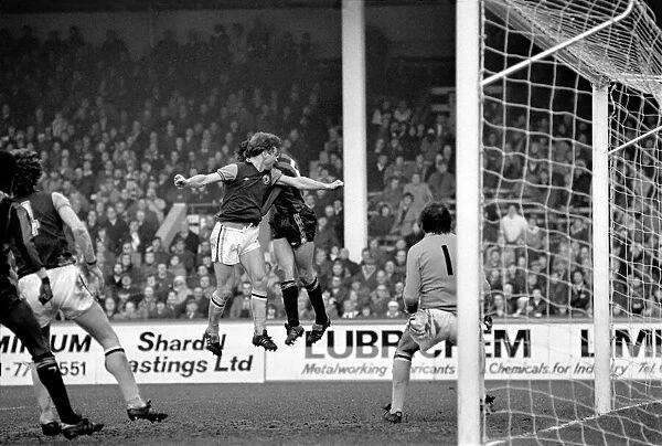 Aston Villa 1 v. Manchester City 0. Division One Football. January 1981 MF01-17-036