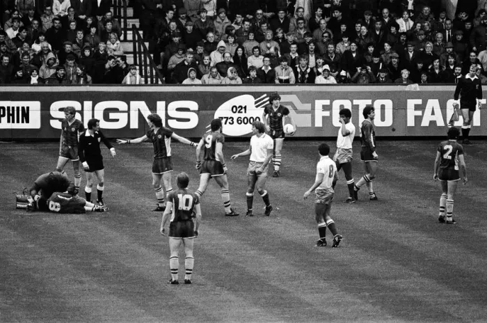 Framed Print : Aston Villa v Birmingham City, played at Villa Park. League Division One Framed Print : Aston Villa v Birmingham City, played at Villa Park. League Division One