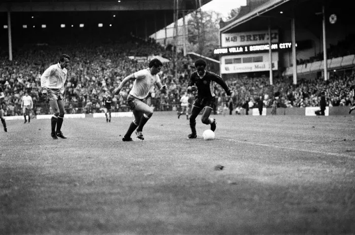 Framed Print : Aston Villa v Birmingham City, played at Villa Park. League Division One Framed Print : Aston Villa v Birmingham City, played at Villa Park. League Division One