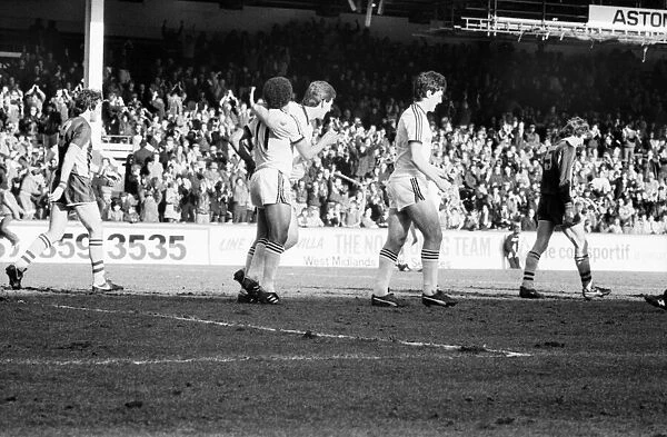 Aston Villa v. Manchester United. March 1984 MF14-16-003 Final Score was a three