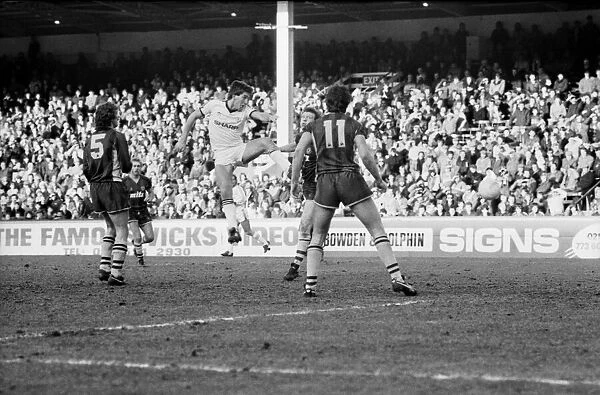 Aston Villa v. Manchester United. March 1984 MF14-16-021 Final Score was a three nil