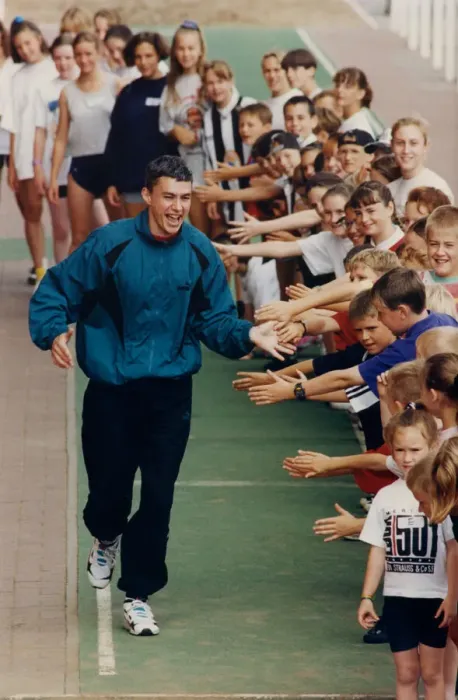 Framed Print : Athlete Jonathan Edwards Jonathan Edwards joined 70 youngsters Framed Print : Athlete Jonathan Edwards Jonathan Edwards joined 70 youngsters