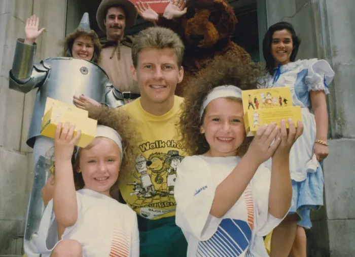 Framed Print : Athlete Steve Cram Steve Cram puts his support behind the Yellow Brick Road Framed Print : Athlete Steve Cram Steve Cram puts his support behind the Yellow Brick Road