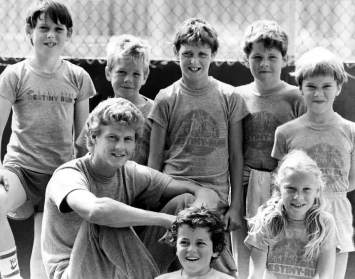 Framed Print : Athlete Steve Cram Steve Cram spends a day coaching the youngsters who will Framed Print : Athlete Steve Cram Steve Cram spends a day coaching the youngsters who will