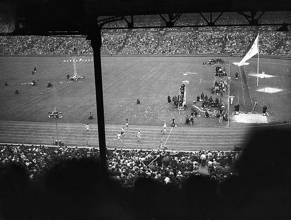 Athletics during the London Olympics Games 1948 At Wembley London