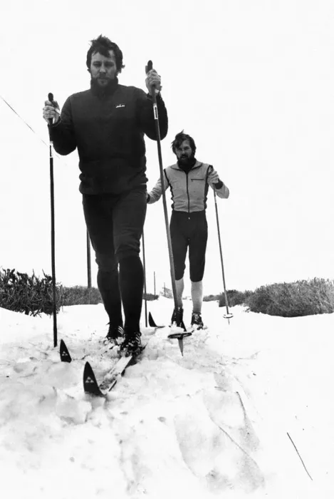 Framed Print : Atlantic College ski patrol, led by Norwegian member of staff, Ivar Lund-Mathieson Framed Print : Atlantic College ski patrol, led by Norwegian member of staff, Ivar Lund-Mathieson