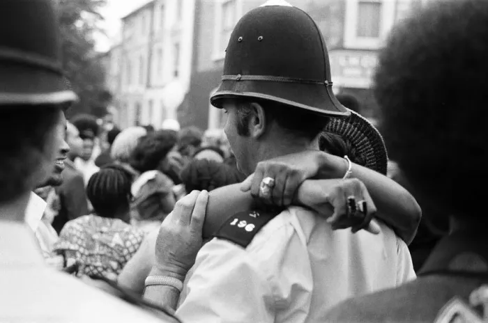 Framed Print : Atmosphere at the Notting Hill Carnival. Twenty-year-old Joanna Edward from Dominica