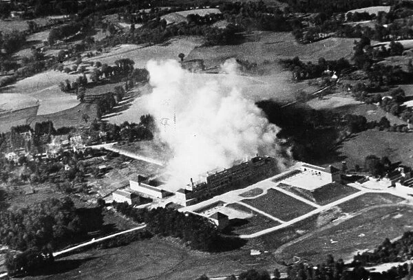 An attack made by Mosquito fighters of the RAF Second Tactical Air Force on a school