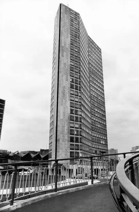 Framed Print : ATV Centre, Alpha Tower. Alpha Tower is a Grade II listed building which was designed as Framed Print : ATV Centre, Alpha Tower. Alpha Tower is a Grade II listed building which was designed as