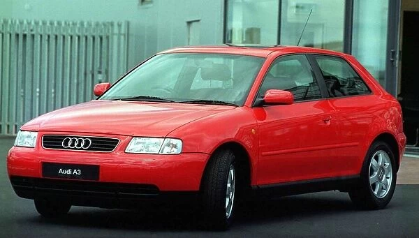 Audi A3 red coupe June 1997