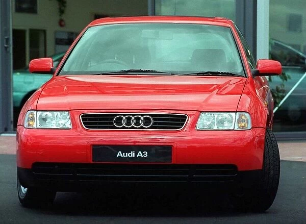 Audi A3 red coupe June 1997